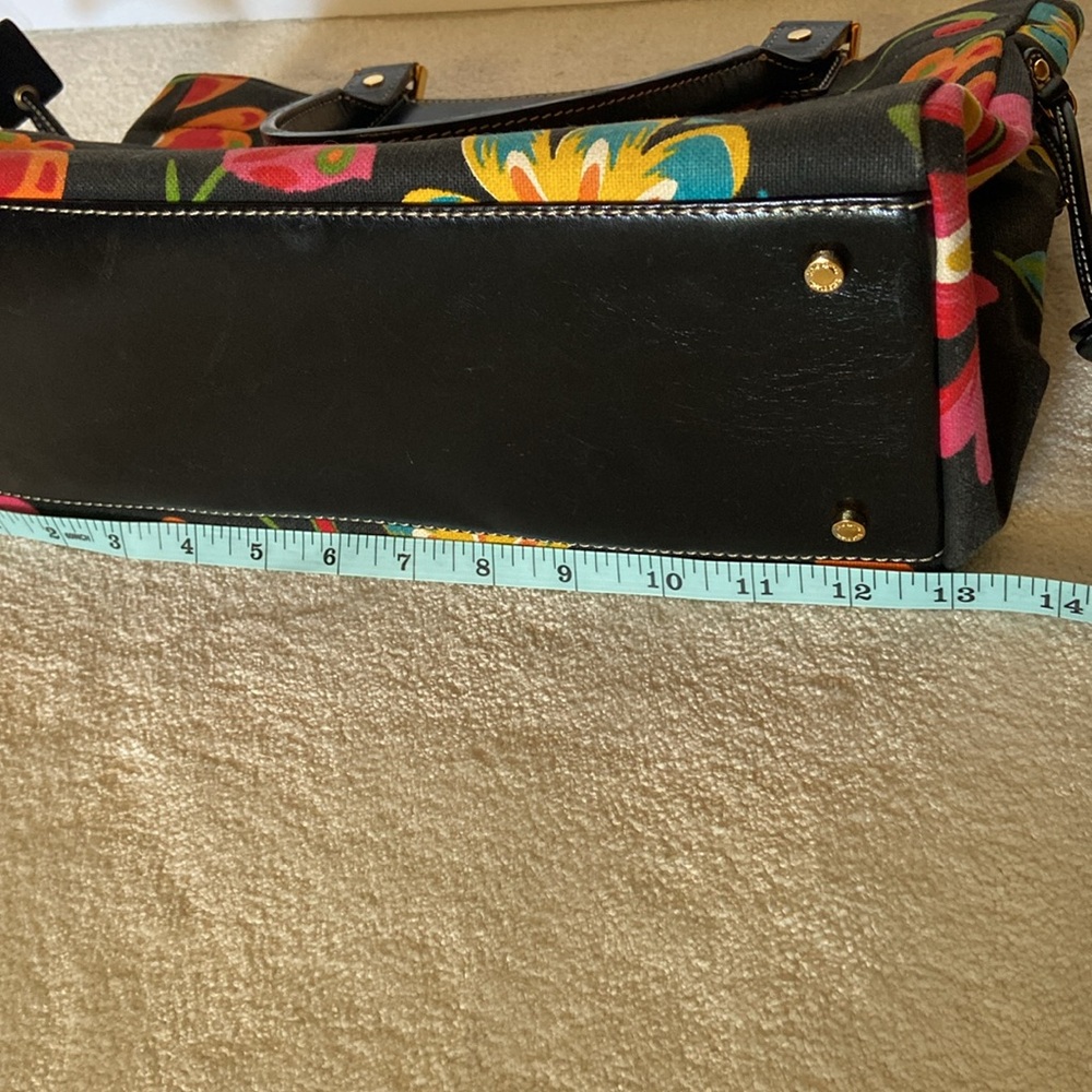 Kate Spade Floral Canvas Tote, Great Vintage Condition - Picture 9 of 12
